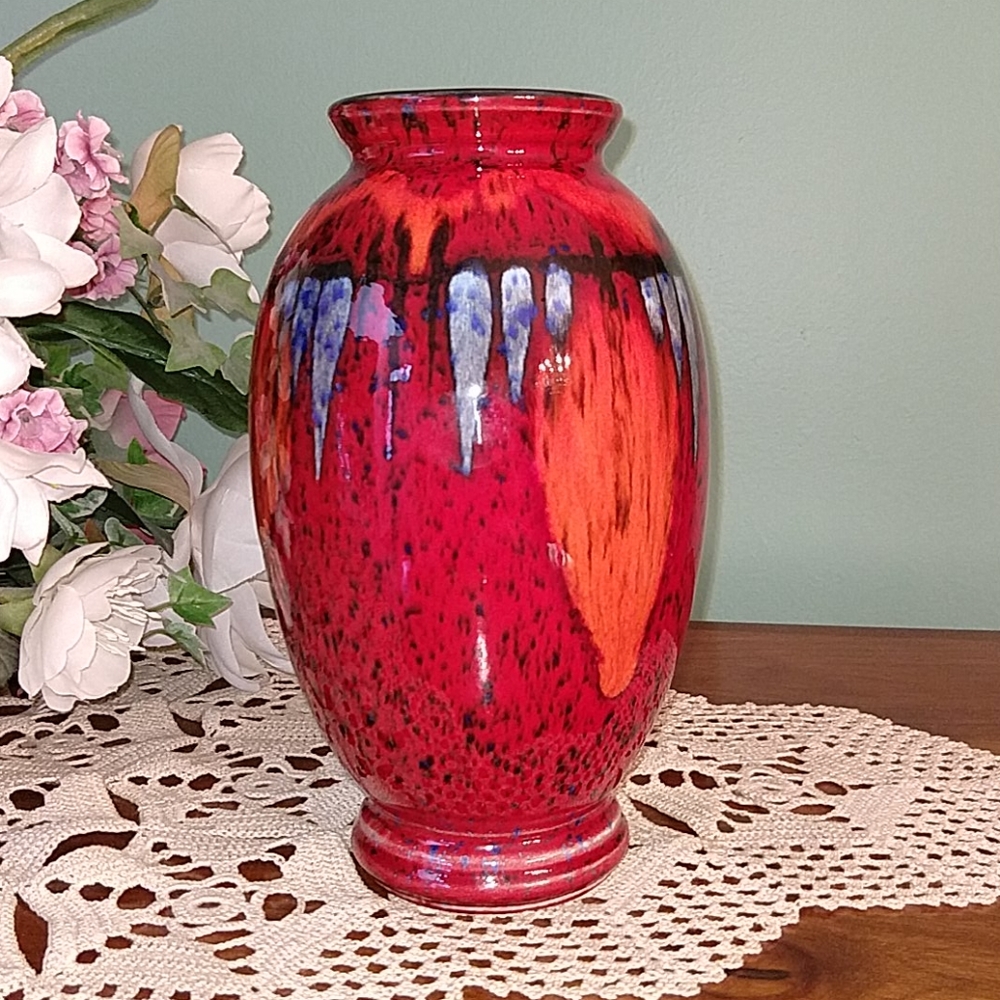 Poole Pottery Volcano Vase
